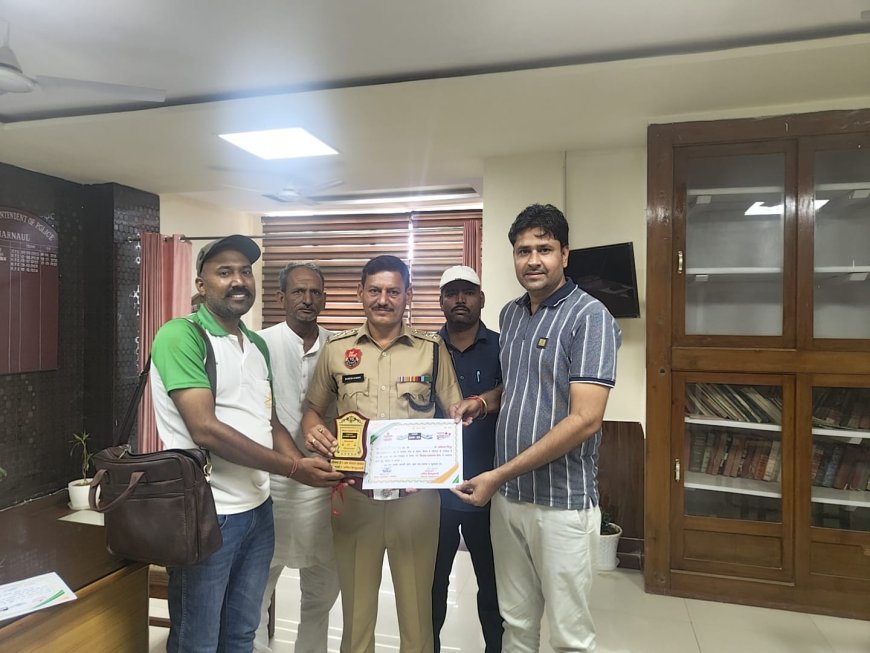 * रक्तदान महादान इससे बड़ा नहीं कोई दान- विवेक भारती जिला उपयुक्त महेंद्रगढ़.