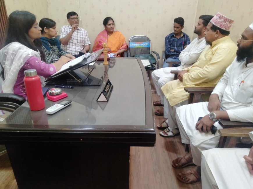 स्वास्थ्य कार्यक्रमों में सहयोग के लिए मुस्लिम धार्मिक गुरुओं के साथ हुई बैठक