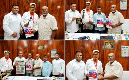 राष्ट्रीय प्रसार के मंच पर प्रतिभाओं का सम्मान, पत्रकारिता के मूल्यों पर हुआ विशेष मार्गदर्शन